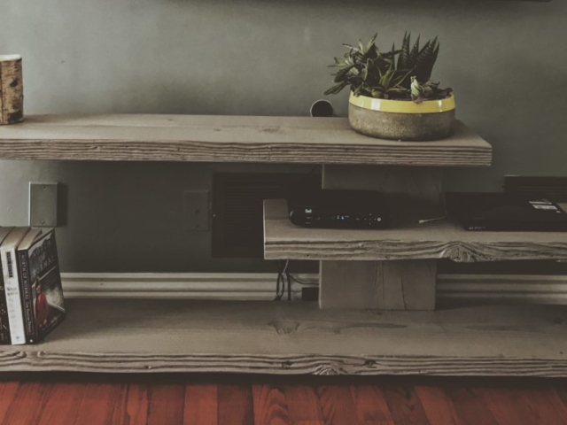 Riverwood TV Console by The East Coast Carpenter
